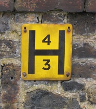 080rc Imperial hydrant sign